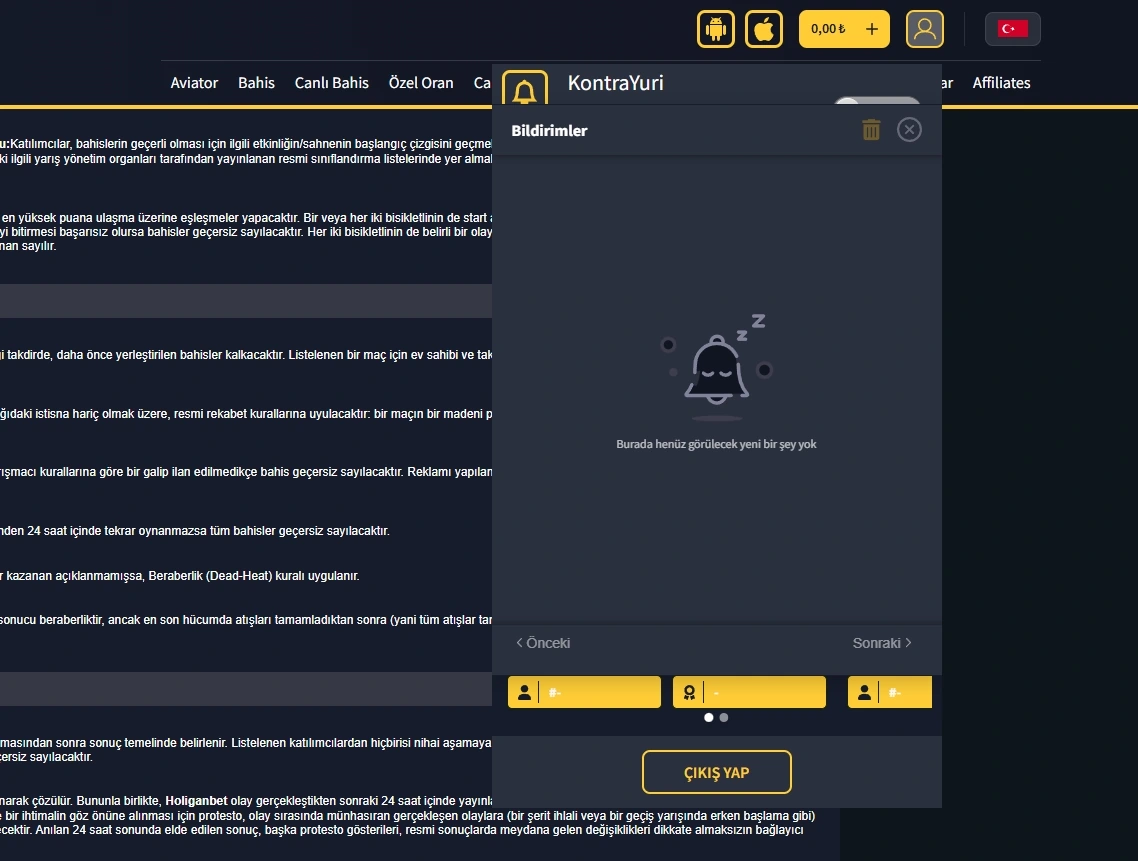 LiveChat բացելու միջերեսի տարրը