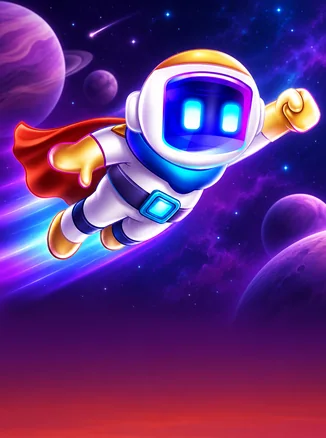 Spaceman — տիեզերագնաց՝ սպիտակաոսկեգույն սկաֆանդրով և կարմիր թիկնոցով